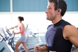 Man on a treadmill