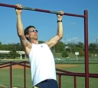 Chin-ups are excellent for building back muscles and increasing the metabolism