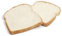 Avoid white bread and other unhealthy foods